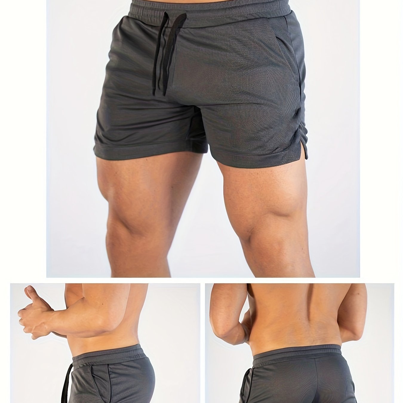 Mens Summer Shorts - Ultra-Quick Drying, Super Comfortable with Elastic Stretch - Adjustable Drawstring Waist for Gym, Workout & Casual Days - Perfect for Hot Weather Training