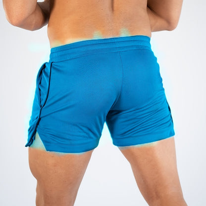 Mens Summer Shorts - Ultra-Quick Drying, Super Comfortable with Elastic Stretch - Adjustable Drawstring Waist for Gym, Workout & Casual Days - Perfect for Hot Weather Training