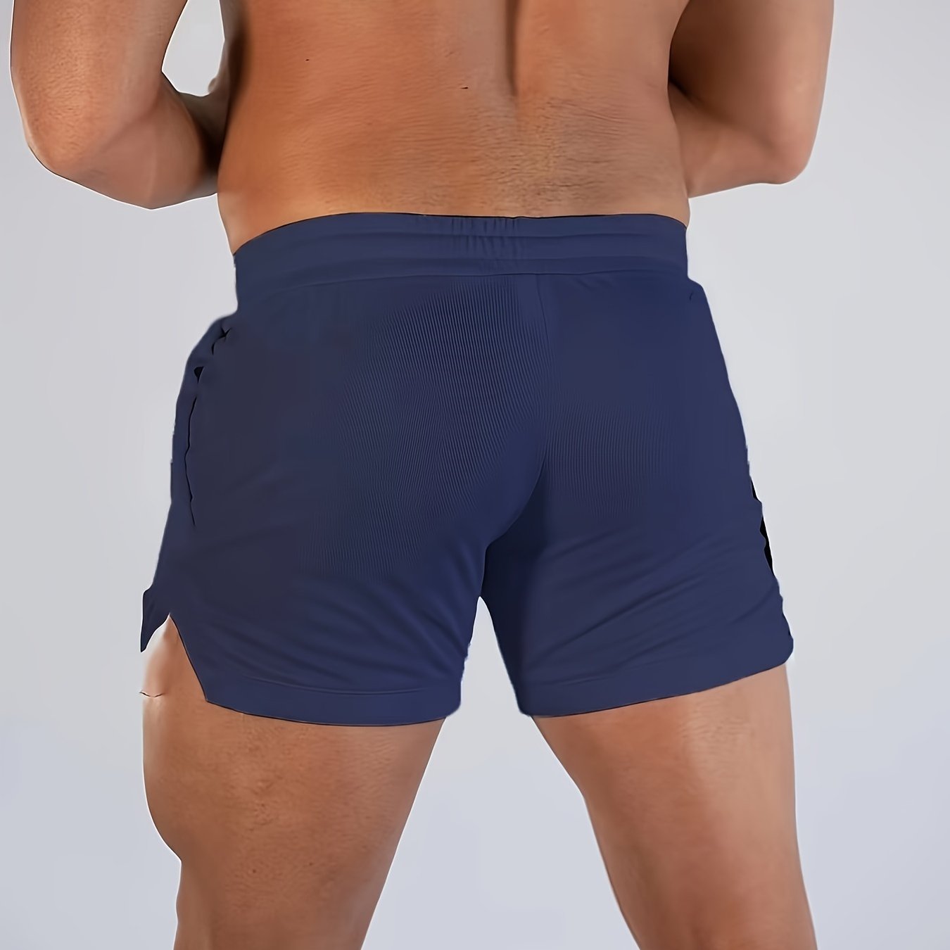 Mens Summer Shorts - Ultra-Quick Drying, Super Comfortable with Elastic Stretch - Adjustable Drawstring Waist for Gym, Workout & Casual Days - Perfect for Hot Weather Training